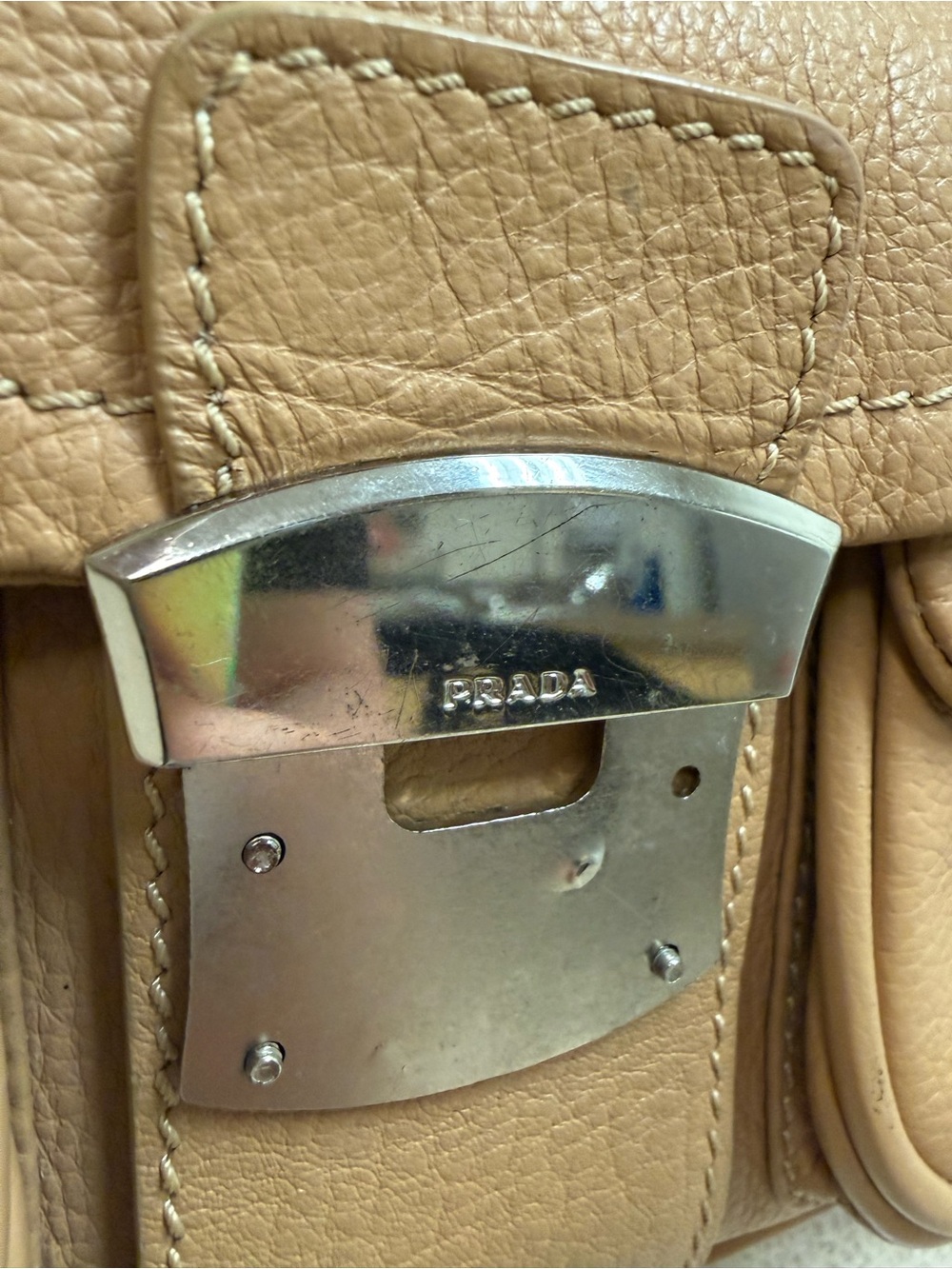 Vintage Prada Calf Rocket Shoulder Bag Y2K READ DESCRIPTION - Picture 3 of 16